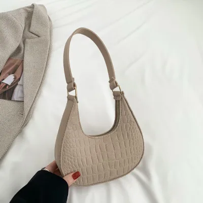 Candy Color Top Handle Fashionable Shoulder Bag